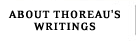 About Thoreau's Writings